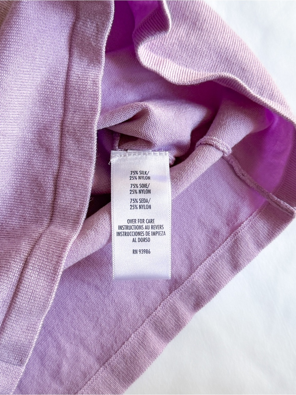 Vintage Y2K Silk Nylon Sequin Purple Tank Top - Picture 8 of 8